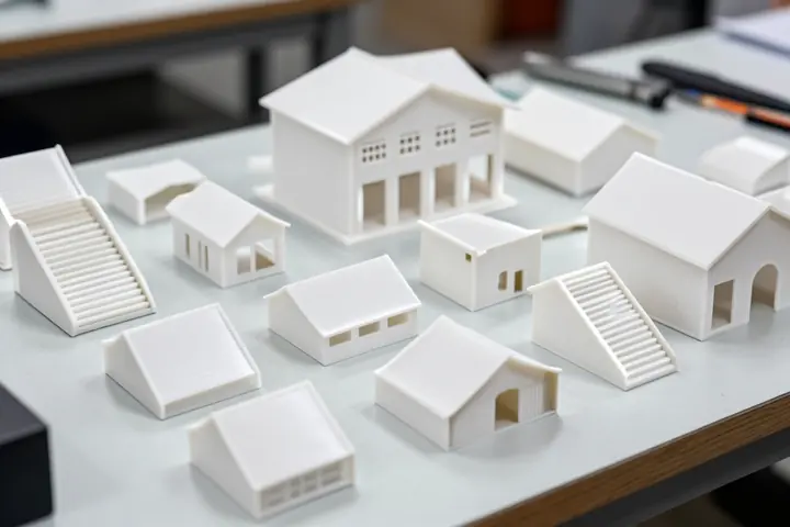 AI-generated illustrative 3d printing & components