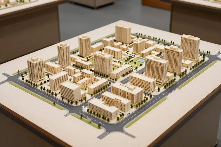 AI-generated illustrative township & master plans